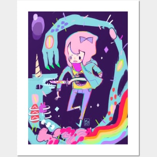 Space Unicorn Posters and Art